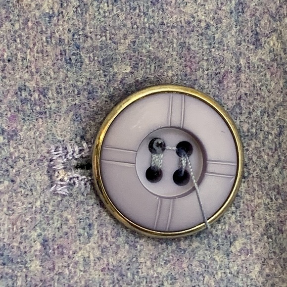 Pendleton | Vintage 100% Wool Tweed Lavender Pure Virgin Wool Blazer Jacket S/M - Picture 8 of 17